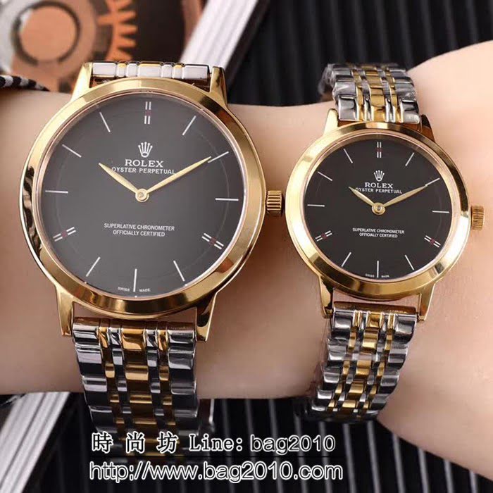 勞力士ROLEX 石英機芯 情侶腕表 WSS3384